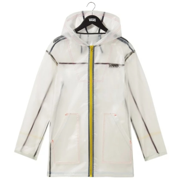 Vans Womens Raincoat Parka Jacket Hooded - Picture 5 of 11